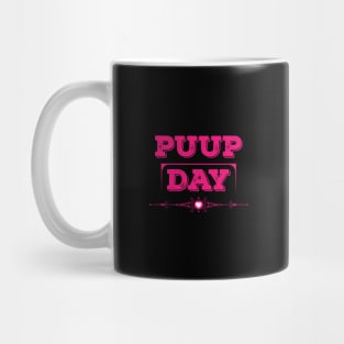 National Puppy Day Pink Mug